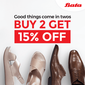 Bata-Buy-2-Get-15-Off-Promotion-350x350 22 May 2021 Onward: Bata Buy 2 Get 15% Off Promotion