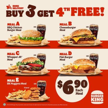 Burger-King-Buy-3-Get-4th-FREE-Promotion--350x350 22 May 2021 Onward: Burger King  Buy 3 Get 4th FREE Promotion
