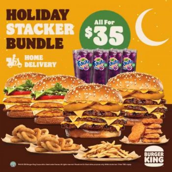 Burger-King-Holiday-Stacker-Bundle-@-35-Promotion--350x350 12 May 2021 Onward: Burger King Holiday Stacker Bundle @ $35 Promotion