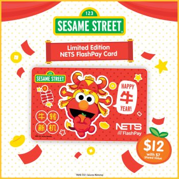 CNY-Elmo-NETS-FlashPay-Card-Promotion-350x350 25 May 2021 Onward: Sesame Street CNY Elmo NETS FlashPay Card Promotion