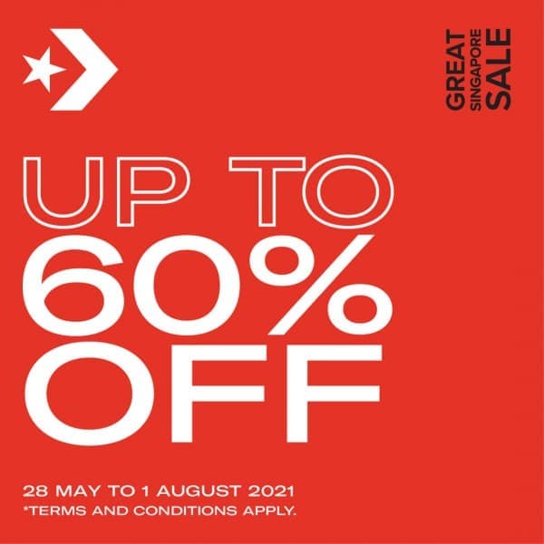 29 May 2021 Onward: CONVERSE Singapore Sale - SG.EverydayOnSales.com