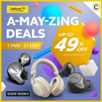 COURTS-A-May-Zing-Deals-350x351 1-31 May 2021: Jabra A-May-Zing Deals at COURTS