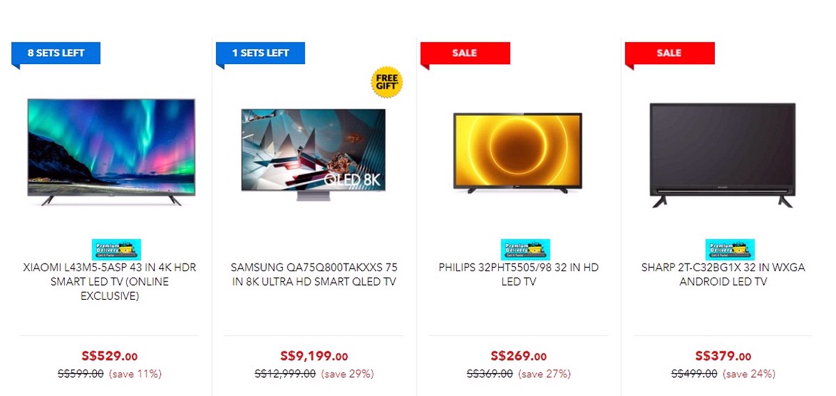COURTS-Singapore-Warehouse-Sale-Clearance-TV-SALES-CAMPAIGNS 13-17 May 2021: COURTS Massive Furniture & TV Clearance Sale! Up to 65% OFF & Buy 1 Free 1 Deals!
