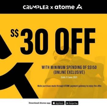 CRUMPLER-Online-Exclusive-Promotion-1-350x350 27 May-11 Jun 2021: CRUMPLER Online Exclusive Promotion with ATOME