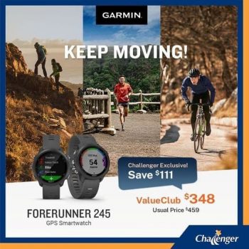 Challenger-Forerunner-245-GPS-Smartwatch-Promotion-350x350 15 May 2021 Onward: Challenger Forerunner 245 GPS Smartwatch Promotion