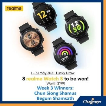 Challenger-Realme-Watch-Giveaways-350x349 27 May 2021 Onward: Challenger Realme Watch Giveaways