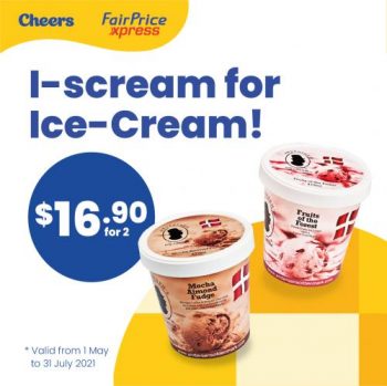 Cheers-FairPrice-Xpress-Ice-Cream-Promotion-350x349 22 May-30 Jun 2021: Cheers & FairPrice Xpress Ice-Cream Promotion
