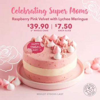 Coffee-Bean-Mothers-Day-Raspberry-Pink-Velvet-with-Lychee-Meringue-Cake-Promotion-350x350 3 May 2021 Onward: Coffee Bean Mother’s Day Raspberry Pink Velvet with Lychee Meringue Cake Promotion