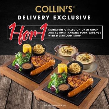 Collins-Grille-1-For-1-Promotion--350x350 27 May 2021 Onward: Collin's Grille 1-For-1 Promotion