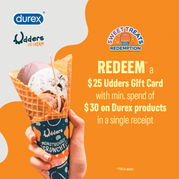 Durex-25-Udders-Ice-Cream-Gift-Card-Promotion-350x350 1-31 May 2021: Durex and Udders Ice Cream Sweet Treats Redemption Promotion