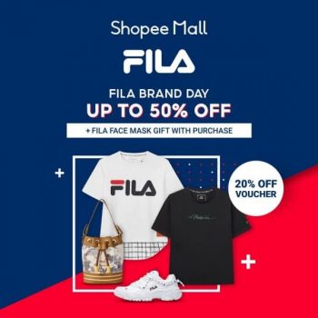 Fila-Brand-Day-Giveaways-on-Shopee--350x350 21-22 May 2021: Fila Brand Day Promotion on Shopee