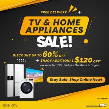 Gain-City-TV-and-Home-Appliances-Sale-350x350 25 May 2021 Onward: Gain City TV and Home Appliances Sale