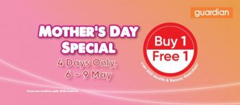 Guardian-Mothers-Day-Buy-1-FREE-1-Promotion-350x154 6-9 May 2021: Guardian Mother's Day Buy 1 FREE 1 Promotion