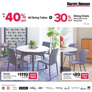 Harvey-Norman-40-Off-All-Dining-Tables-Promotion-350x350 3 May 2021 Onward: Harvey Norman 40% Off All Dining Tables Promotion