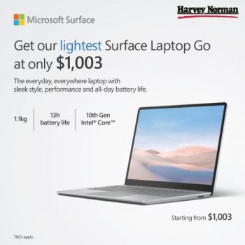 Harvey-Norman-Surface-Laptop-Go-or-Surface-Book-3-Promotion-350x350 4 May 2021 Onward: Harvey Norman Surface Laptop Go or Surface Book 3 Promotion