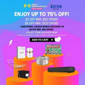 Isetan-6.6-GSS-Special-on-Lazada-350x350 6 Jun 2021: Isetan 6.6 GSS Special on Lazada