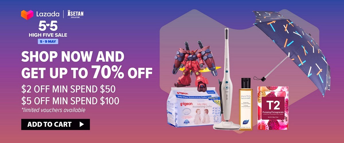 Isetan-Online-Clearance-Sale-2021-Singapore-001 5-9 May 2021: Isetan 5.5 Online Sale! Up To 70% OFF & FREE Voucher!