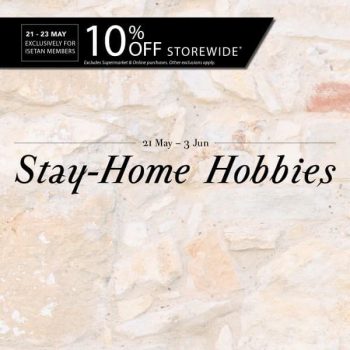 Isetan-Stay-Home-Hobbies-Promotion-350x350 21 May-23 May 2021: Isetan Stay-Home Hobbies Promotion