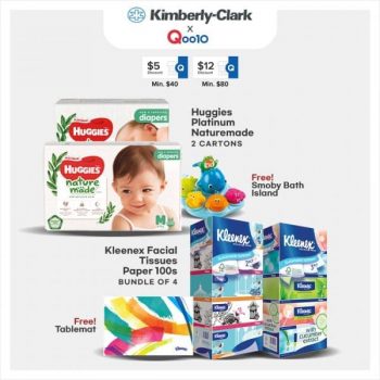 Kimberly-Clark-Brand-Week-Promotionm-at-Qoo10--350x350 22-28 May 2021: Kimberly Clark Brand Week Promotion at Qoo10