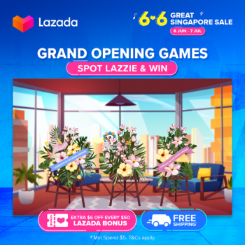 Lazada-Grand-Opening-Games-Giveaways-350x350 26-30 May 2021: Lazada Grand Opening Games Giveaways