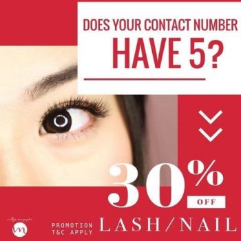 Millys-30-Off-All-Lasheslash-Liftnails-Promotion-350x350 5 May 2021 Onward: Milly's 30% Off All Lashes/lash Lift/nails Promotion