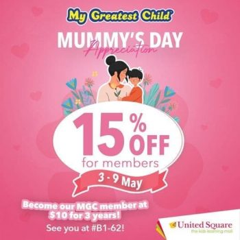 My-Greatest-Child-Mothers-Day-Promotion-at-United-Square-Shopping-Mall-350x350 3-9 May 2021: My Greatest Child Mothers Day Promotion at United Square Shopping Mall