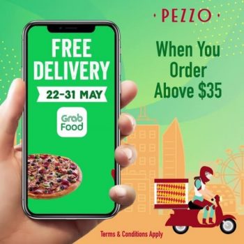 Pezzo-Free-Delivery-Promotion-350x350 22-31 May 2021: Pezzo Free Delivery Promotion on GrabFood