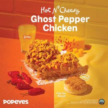 Popeyes-Hot-N-Cheesy-Ghost-Pepper-Chicken-Promotion-350x350 26 May 2021 Onward: Popeyes Hot N' Cheesy Ghost Pepper Chicken Promotion