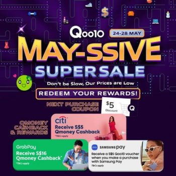 Qoo10-May-ssive-Supper-Sale-350x350 24-28 May 2021: Qoo10 May-ssive Supper Sale