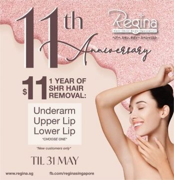 Regina-Hair-Removal-Specialist-11th-Anniversary-Promotions-350x361 4-31 May 2021: Regina Hair Removal Specialist 11th Anniversary Promotions