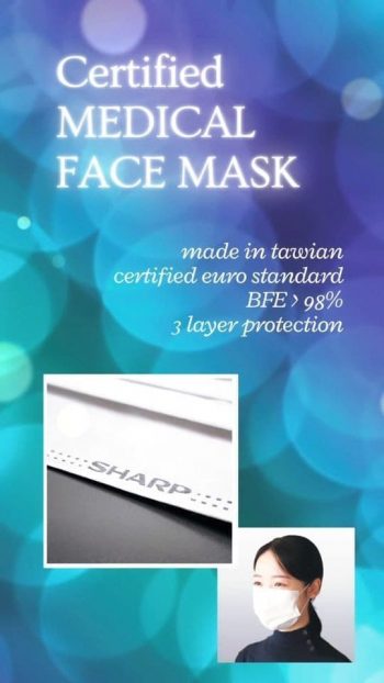 Sharp-Certified-Medical-Mask-Promotion-350x622 20 May 2021 Onward: Sharp Certified Medical Mask Promotion