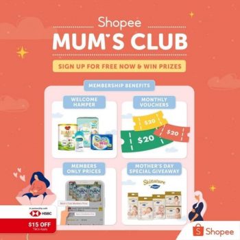 Shopee-HSBC-Voucher-Promotion-350x350 20 May-30 Jun 2021: Shopee Mum's Club Promotion with HSBC