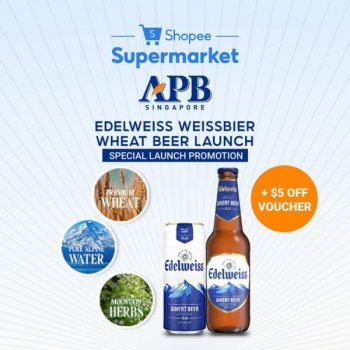 Shopee-Special-Launch-Promotion-350x350 31 May 2021 Onward: APB Edelweiss Weissbier Wheat Beer Launch Special Launch Promotion at Shopee