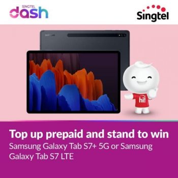 Singtel-Dash-Samsung-Galaxy-Tab-S7-LTE-Promotion-350x350 5-31 May 2021: Singtel Dash Samsung Galaxy Tab S7 LTE Promotion