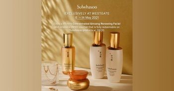 Sulwhasoo-Exclusive-45-minute-Concentrated-Ginseng-Renewing-Facial-Promotion-350x183 6-14 May 2021: Sulwhasoo Exclusive 45-minute Concentrated Ginseng Renewing Facial Promotion at Westgate