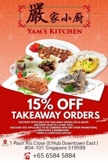 Takeaway-Orders-Promotion-350x525 11 May 2021 Onward: Yam's Kitchen Takeaway Orders Promotion