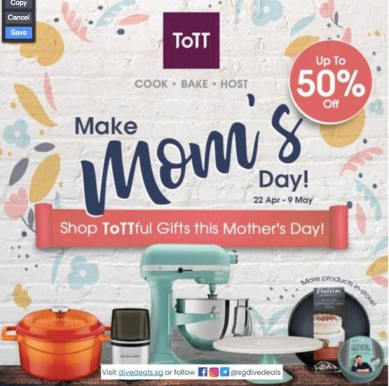 22 Apr-9 May 2021: ToTT Mother's Day Promotion - SG ...