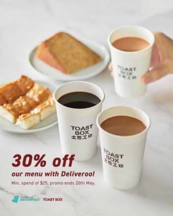 Toast-Box-Deliveroo-30-OFF-Promotion--350x438 17 May-20 May 2021: Toast Box Deliveroo 30% OFF Promotion