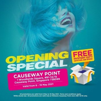 Watsons-Opening-Special-Promotion-at-CAUSEWAY-POINT-350x350 6-19 May 2021: Watsons Opening Special Promotion at CAUSEWAY POINT