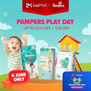 1-Jun-2021-Onward-Lazada-Pampers-Play-Day-Sale-350x350 6 Jun 2021: Lazada Pampers Play Day Sale