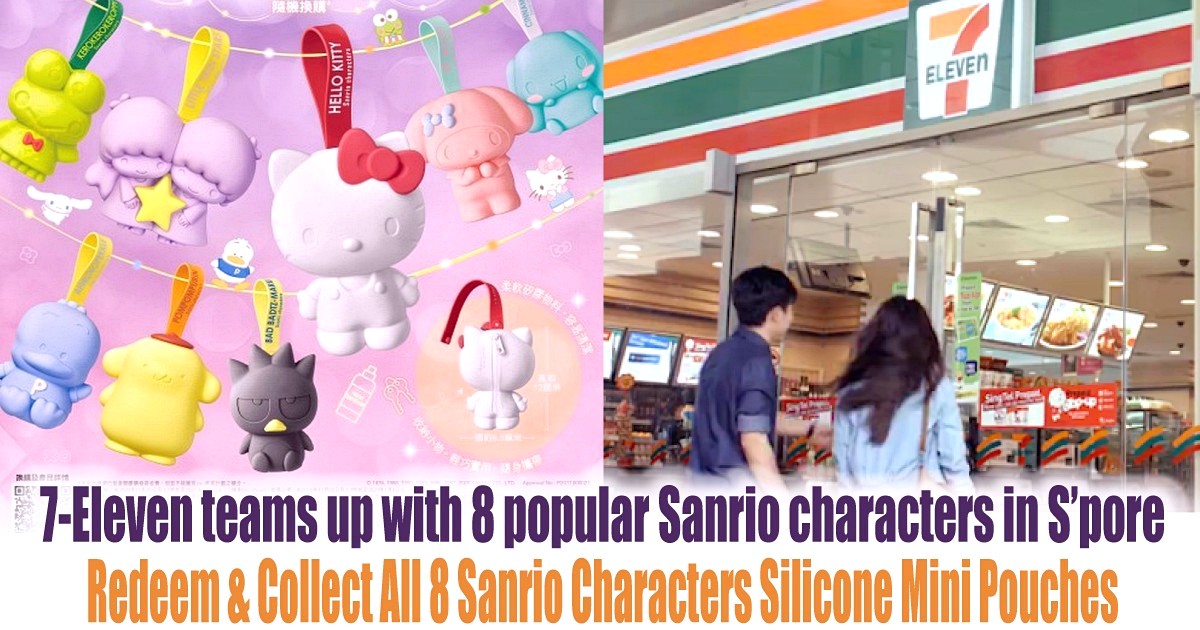 7-Eleven-Singapore-teams-up-with-8-popular-Sanrio-characters-to-launch-a-Mini-Pouch-Collectible-Programme 9 Jun-10 Aug 2021: Redeem & Collect All 8 Famous Sanrio Characters Silicone Mini Pouches at 7 Eleven Singapore Islandwide! Featuring Hello Kitty, My Melody & More!