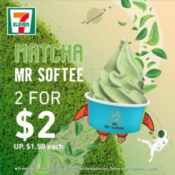 7-Jun-4-Jul-2021-7-Eleven-Matcha-Mr-Softee-2-for-2-Promotion-350x350 7 Jun-4 Jul 2021: 7-Eleven Matcha Mr Softee 2 for $2 Promotion