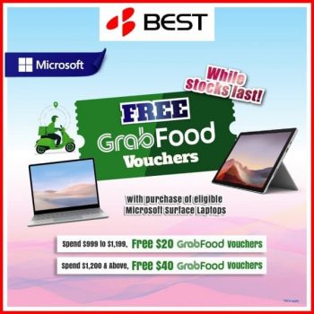BEST-Denki-FREE-GrabFood-Vouchers-Promotion-350x350 23 Jun 2021 Onward: BEST Denki FREE GrabFood Vouchers Promotion