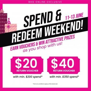 BHG-Spend-Redeem-Weekend-Promotion-350x350 11-13 Jun 2021: BHG Spend & Redeem Weekend Promotion