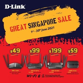 COURTS-D-Link-Great-Singapore-Sale-350x350 1-30 Jun 2021: COURTS D-Link Great Singapore Sale