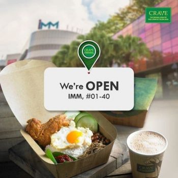 CRAVE-Nasi-Lemak-Teh-Tarik-Free-Delivery-Promotion--350x350 25 Jun-15 Jul 2021: CRAVE Nasi Lemak & Teh Tarik Opening Promotion at IMM