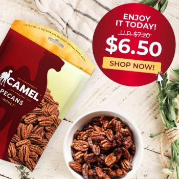 Camel-Nuts-Online-Honey-Pecan-@-6.50-Promotion-Promotion--350x350 8 Jun 2021 Onward: Camel Nuts Online Honey Pecan @ $6.50 Promotion