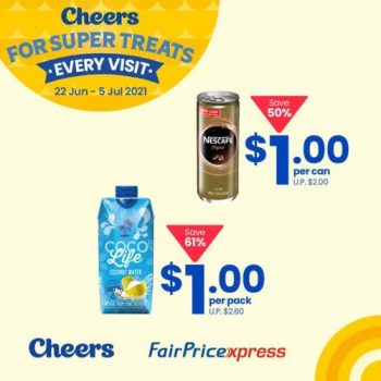 Cheers-FairPrice-Xpress-Super-Treats-Promotion-350x350 22 Jun-5 Jul 2021: Cheers & FairPrice Xpress Super Treats Promotion