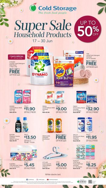 Cold-Storage-Super-Sales-350x622 17-30 Jun 2021: Cold Storage Household Products Promotion