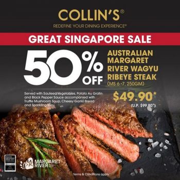 Collins-Grille-50-off-Sale-350x350 Now till 15 Jul 2021: Collin's Grille 50% off Sale